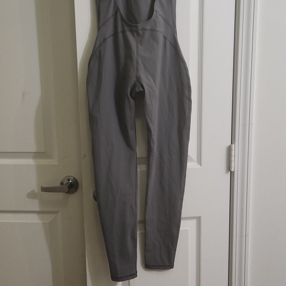 Gray Sleeveless Jumpsuit - Picture 2 of 5